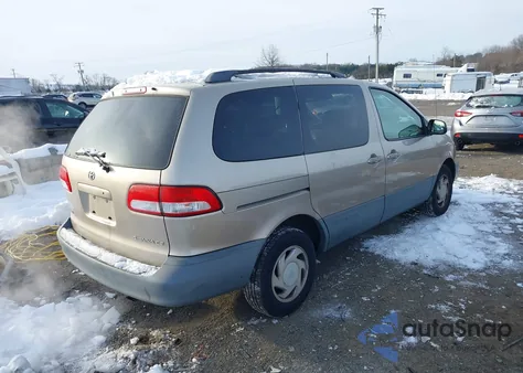 2002 Toyota Sienna Ce from USA, damaged, VIN 4T3ZF19C92U476478
